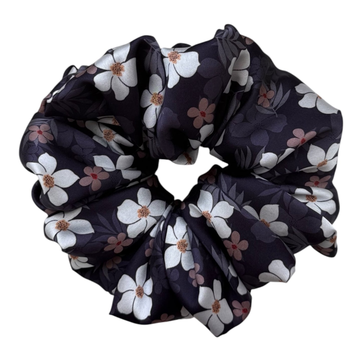 MIDNIGHT BLOSSOM SCRUNCHIE