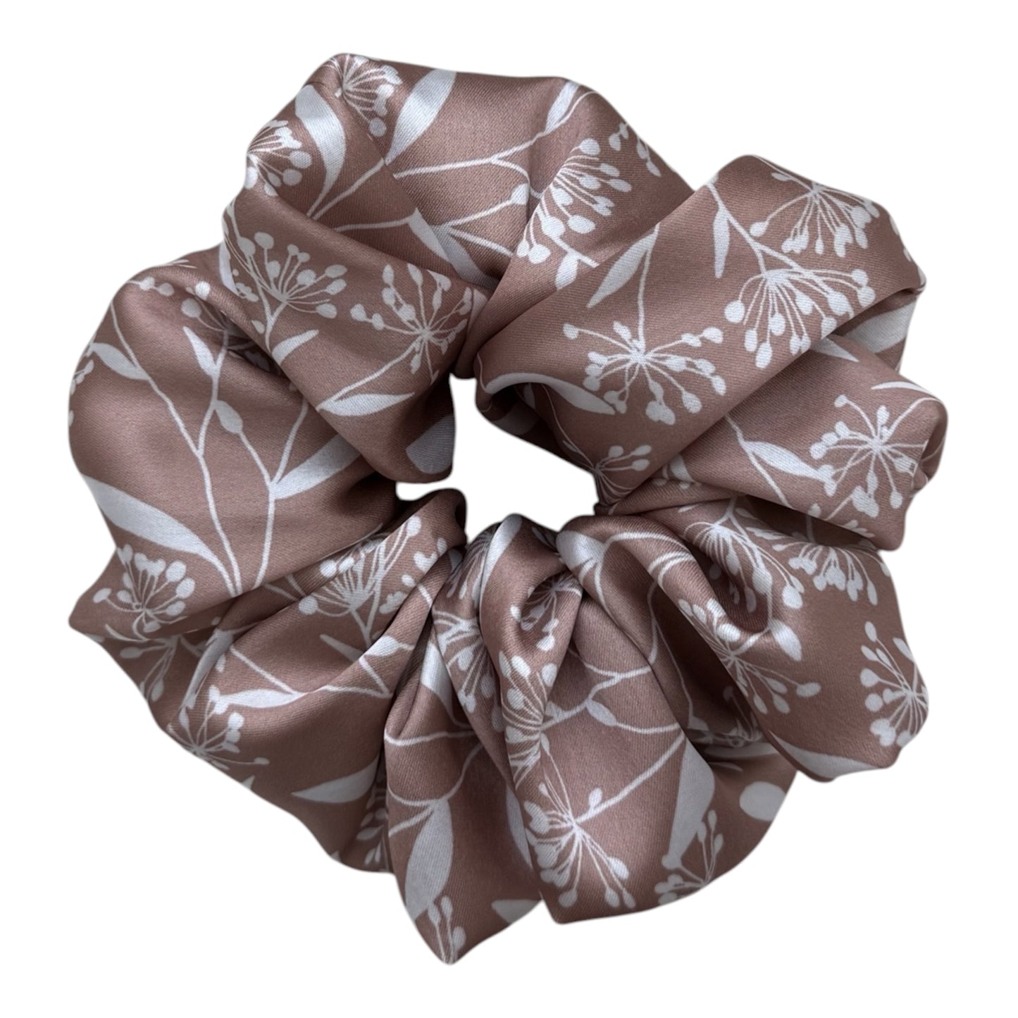 MOCHA BOTANICAL SCRUNCHIE