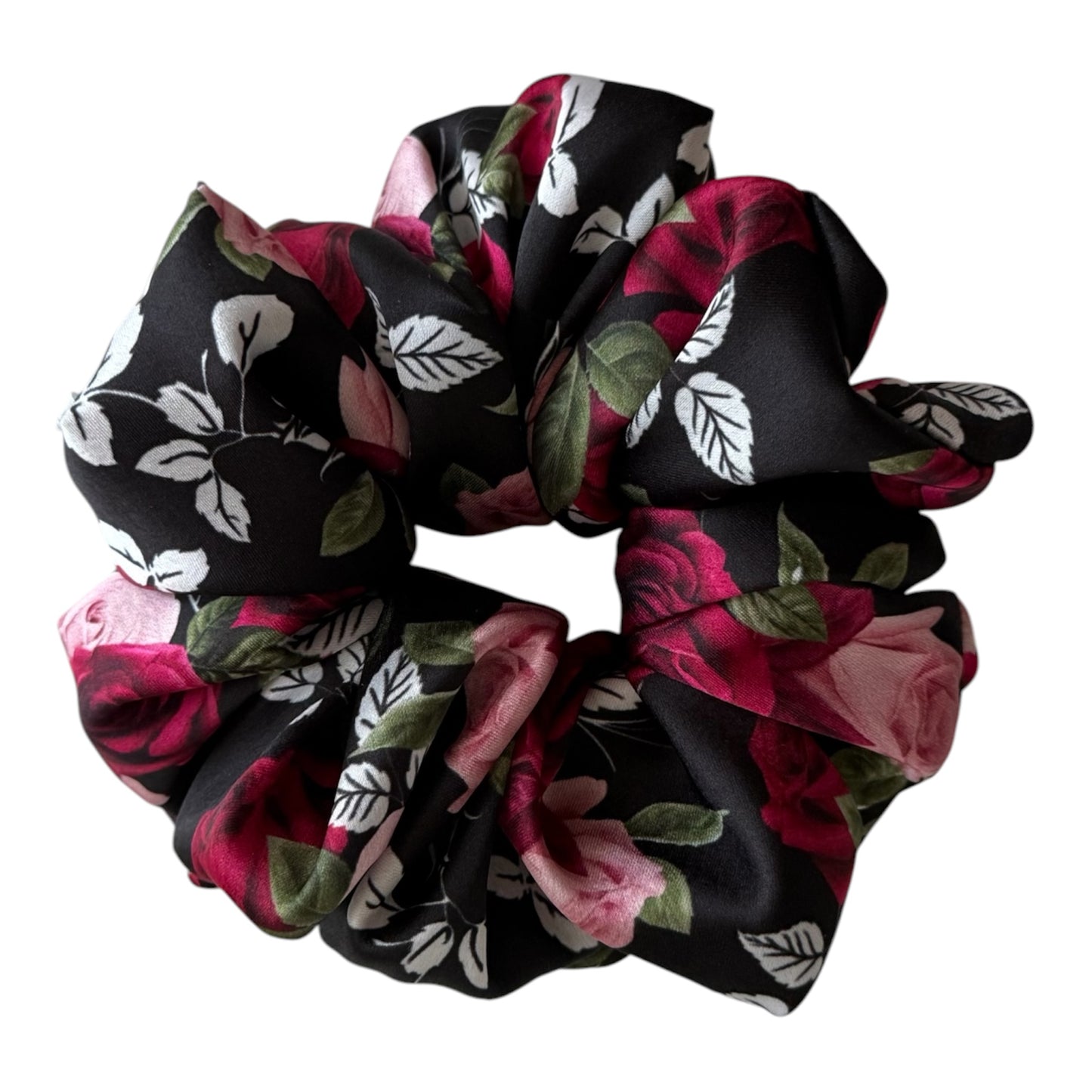 MIDNIGHT ROSE SCRUNCHIE