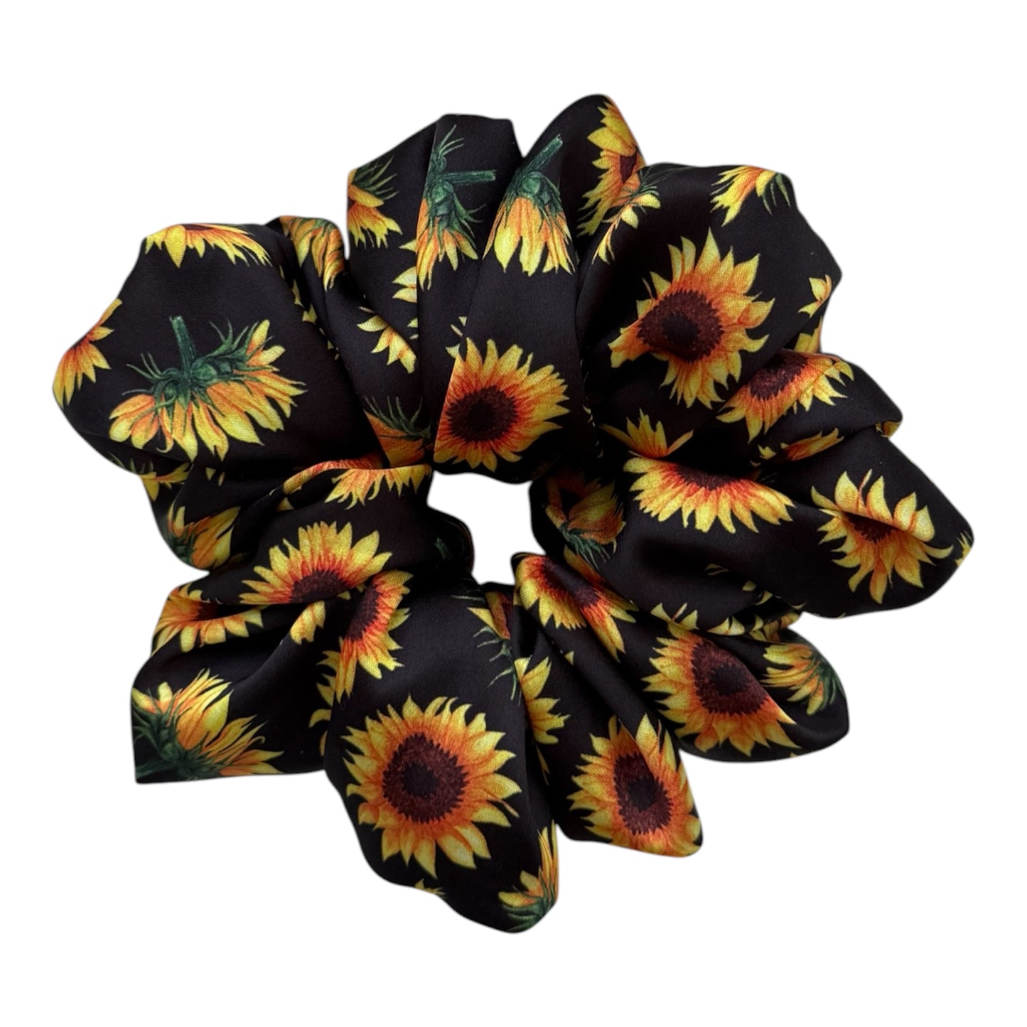 MIDNIGHT SUNFLOWER SCRUNCHIE