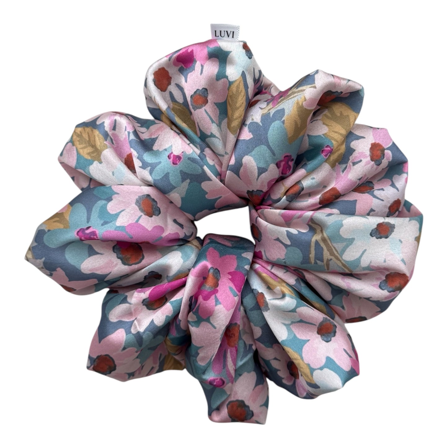 PASTEL BOTANICAL SCRUNCHIE